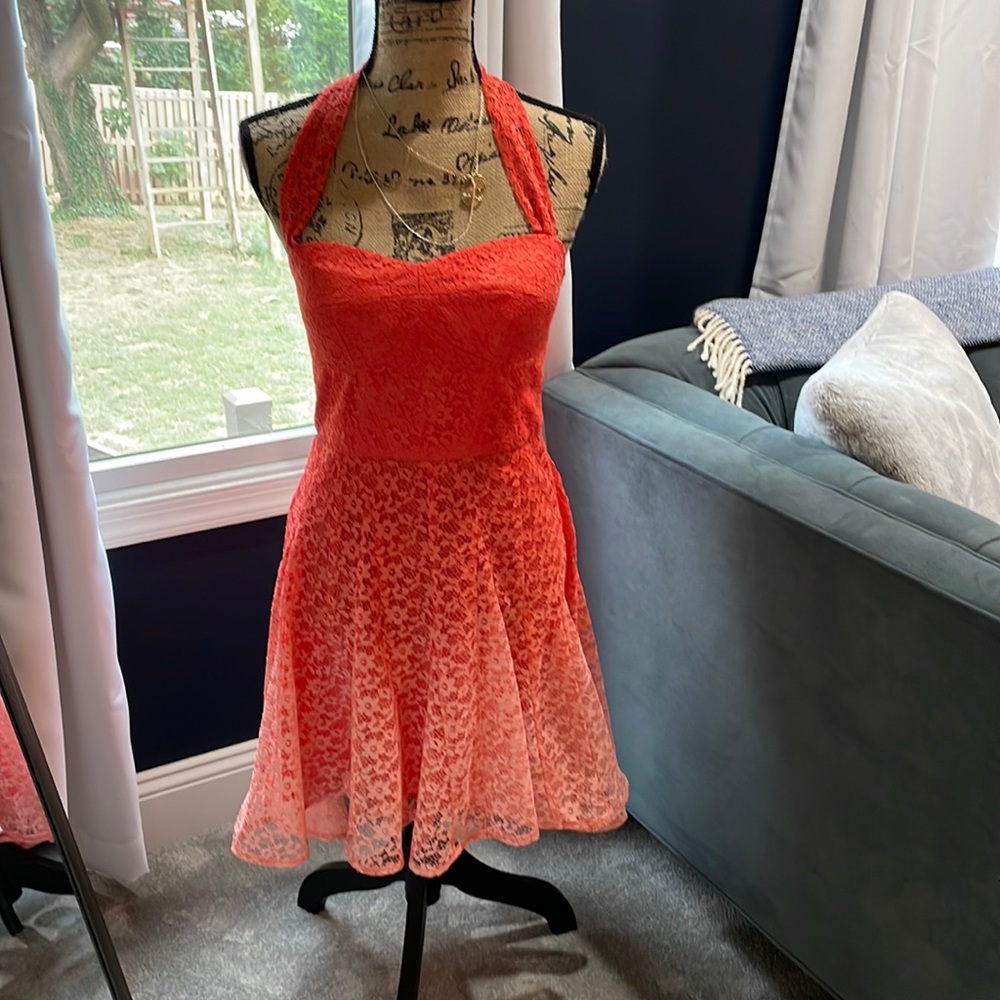 Vintage Betsey Johnson hombre halter dress.